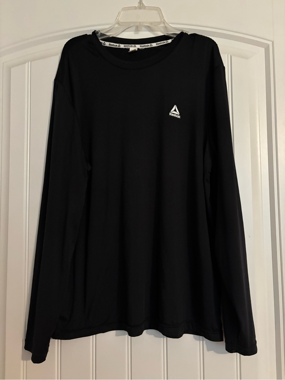 Reebok Black Athletic Logo Long Sleeve Shirt